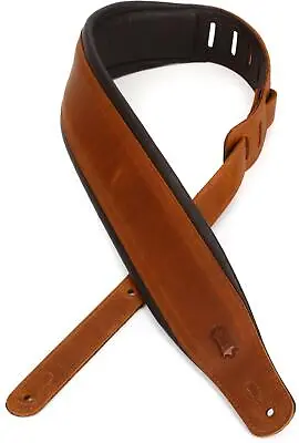 Levy's PM32CH-TAN 3  Wide Garment Leather Guitar Strap - Tan Sweetwater • $44.99