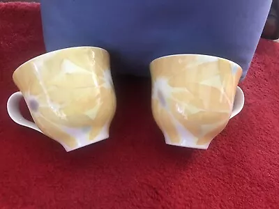 Poole Pottery Cups. - Sunshine - Janice Tchalenko • £20