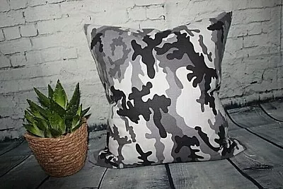 Handmade 100% Cotton Brown Hearts Leopard Print Home Decor Pillowcase Cushion  • £6.99