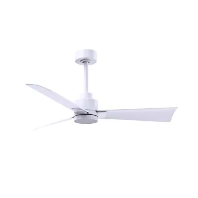 Matthews Fan Alessandra 3 Blade 42  Ceiling Fan Matte White - AK-MWH-MWH-42 • $355.50