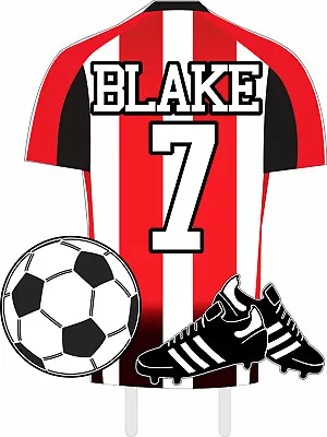 BRENTFORD FC CAKE TOPPERS AND CUPCAKE TOPPERS CUSTOM 2 LAYER 300gsm CARDSTOCK • £4.95