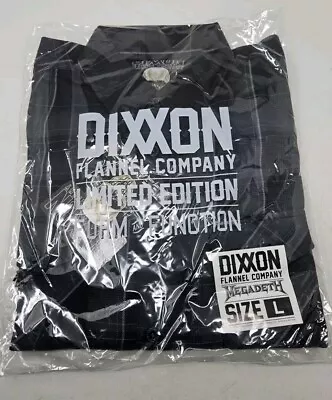 Dixxon Flannel Co.  Megadeth  Mens  Large. NIB Sold Out.  • $115