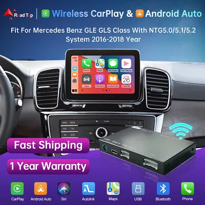 Wireless Carplay Android Auto Retrofit Kit Decoder For Benz GLE GLS SLC R172 • $239