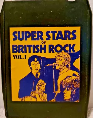 VINTAGE 8 TRACK TAPE - SUPER STARS OF BRITISH ROCK VOL. 1 - Eric Clapton • $10