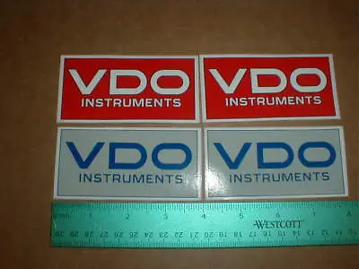 1980s Vtg Lot Hot Rod Drag Racing Decal Stickers VDO Cockpit Instrument Gauges • $19.95