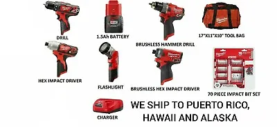 Milwaukee M12 Fuel Brushless And Brushed Tools-(Build Your Own  Combo) • $135