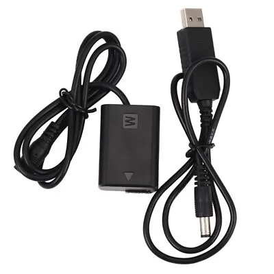 $23.99 • Buy Np-Fw50 Dummy Battery W/Dc Power Bank (5V 2A) Usb Adapter For Sony A7R, A7, E2Z6