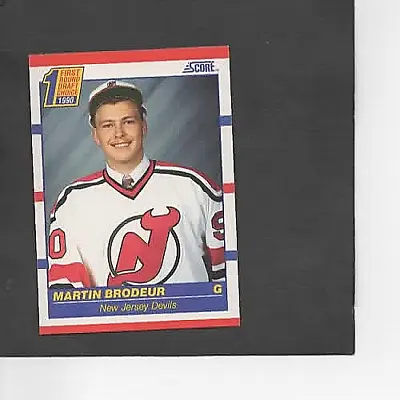 1990 Score MARTIN BRODEUR ***HOFer*** Rookie Card • $1.49