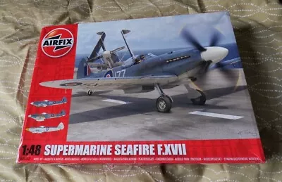 Airfix. Supermarine Seafire F.XVII. 1/48 Scale Kit. • £6.99