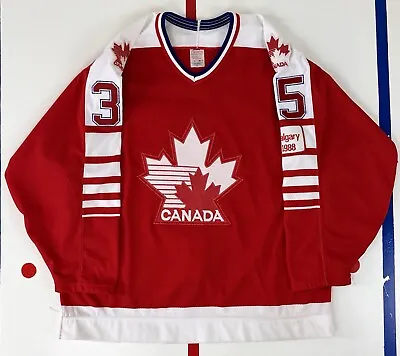 Rare Team Canada 1988 Olympics Andy Moog Vintage Authentic CCM Hockey Jersey 50 • $699.99