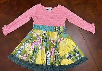 Matilda Jane (House Of Clouds) Brittany Dress - Size 4 - EUC - HTF • $22