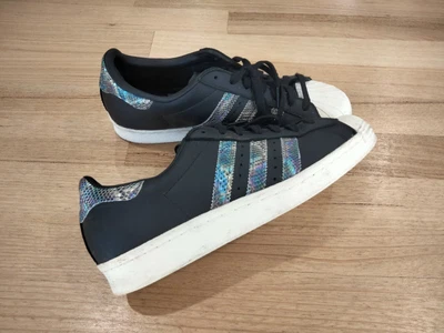 $49.99 • Buy Adidas Superstar Mens USA 8 Shoes Footwear Black 