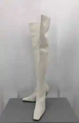 $22.39 • Buy Zara White Size 38 Tall Boots