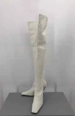 $22.39 • Buy Zara White Size 38 Tall Boots