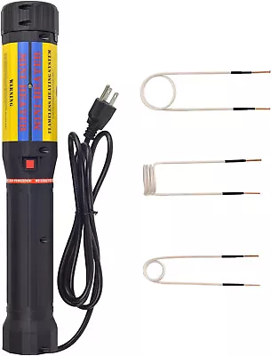 Magnetic Induction Heater Kit 1100W 110V Flameless Heat Induction Tool 3 Coils • $167