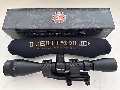 Leupold Mark A R 4-12x40mm AO Mil Dot Scope #67395 ORIG Box + Burris PEPR Mount • $475