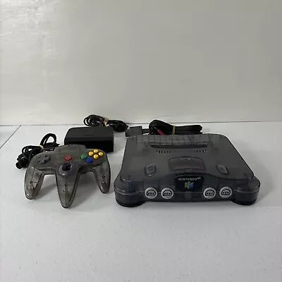 Nintendo 64 Game Console Smoke Grey Complete Pal • $699.99