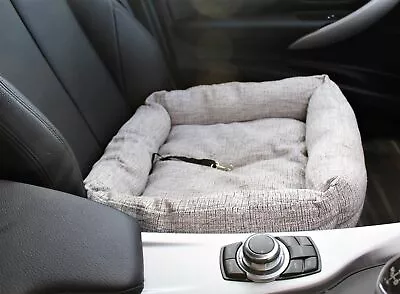 Travel Dog Bed Soft Washable Pet Puppy Cat Car Seat Cushion Comfort Protector • £11.95