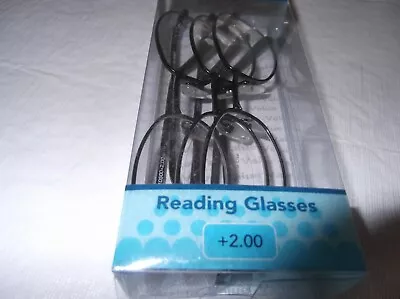 3 Pairs Foster Grant/Magnivision Reading Glasses Gunmetal +2.00 NEW! • $8.75