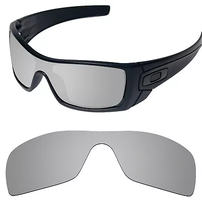 EYAR Polarized Replacement Lenses For-Oakley Batwolf OO9101 Silver (STD) • $22.99