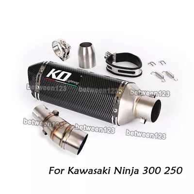 For Kawasaki Ninja 300 Ninja 250 2013-2016 Exhaust Muffler Pipe Middle Link Pipe • $91.98