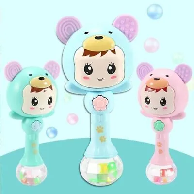 Baby Rattle Musical Initiation Kids Toddler Toy Musical Hand Rattle Infant Toy • £6.19
