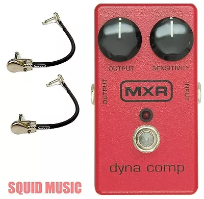 MXR M-102 Dyna Comp Compressor Guitar Effects Pedal M102 ( 2 MXR PATCH CABLES )  • $99.99