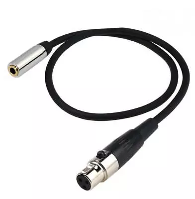 3.5mm 1/8  TRS Female Plug To 3Pin Mini-XLR Female Audio Cable - 0.5m • £8.95