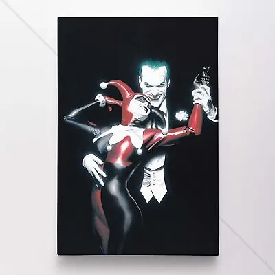 Harley Quinn Poster Canvas DC Comic Book Cover Birds Of Prey Art Print #6330 • $49.45