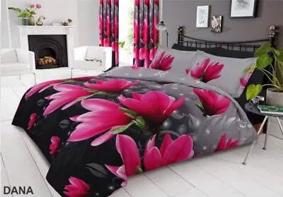 3D Duvet Cover Bedding Set With Fitted Sheet & Pillow Case Single Double King • £19.99