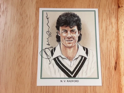 £4.99 • Buy NEAL RADFORD (England) Signed CPS Worcestershire Test Cricketers Trading Card