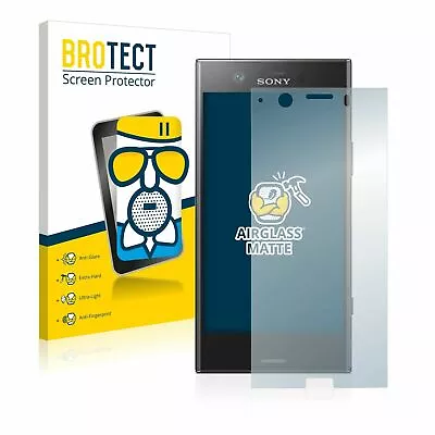 Sony Xperia XZ1 Compact  BROTECT®AirGlass Matte Tempered Glass Screen Protector • $38.86