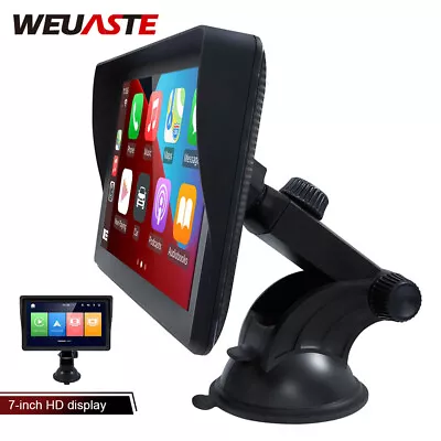 Car Wireless Apple Carplay/Android Auto Universal Portable 7'' Touch Screen FM • $102.46