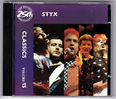 Styx Classics Vol 15 Greatest Hits Cd 1987 • $5