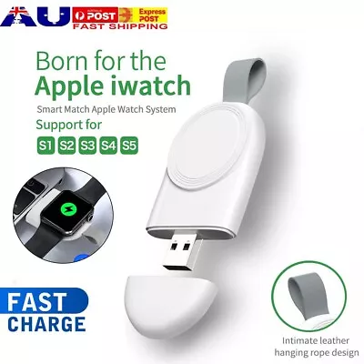 $6.99 • Buy For Apple IWatch Series 7/6/5/4/3/2/1 Portable USB Wireless Charger Keychain