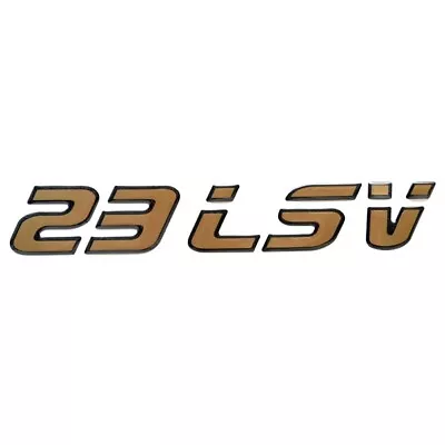 Malibu Boat Raised Decal 181683 | 23 LSV Metallic Gold Sticker • $30.13