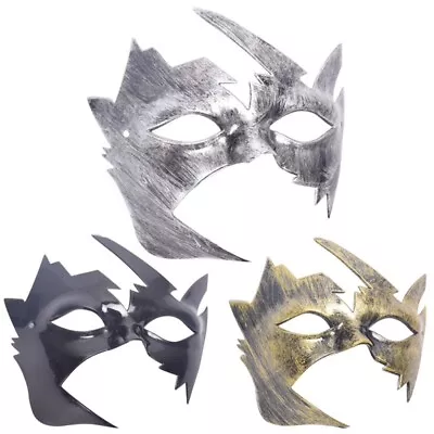 Jagged Masquerade Masks Venetian Carnival Mask Halloween Fancy Dress Mens Womens • £7.99