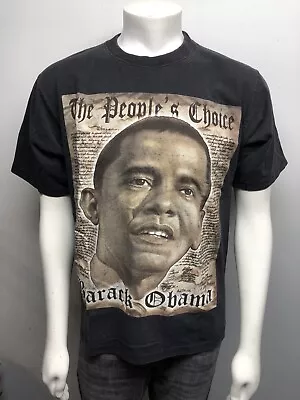 Vintage Barack Obama The First Black President The People’s Choice T-shirt L • $9.99