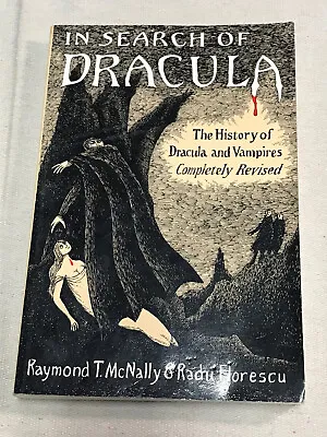 Vtg Book In Search Of Dracula Raymond Mcnally 1994 Pb Retro Vampire V2870 • $9.95