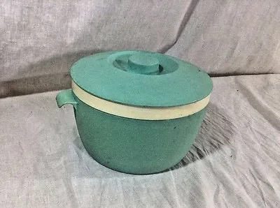 Vintage Bolero Therm O Ware Ice Bucket Bowl And Lid Turquoise  • $24.99