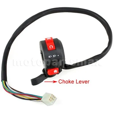 3-Function Left Switch Assembly With Choke Lever For 50cc 70cc 90cc 110cc ATV • $9.45