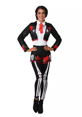 Women's Day Of The Dead Mariachi Costume • $51.98