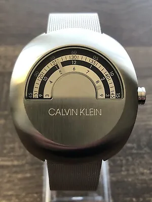 Calvin Klein Mystery Rotating Dial Watch Cool Unique Futuristic Space Age Ufo • $175.75