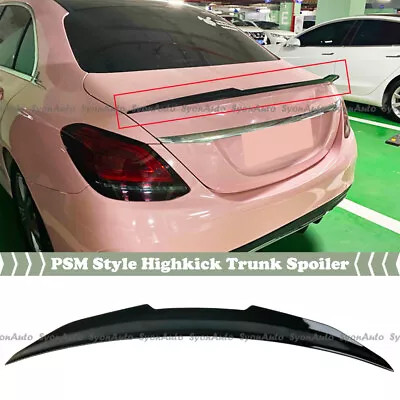 Fits 2017-2020 Mercedes Benz W213 E-class Glossy Black Psm Style Trunk Spoiler • $79.99
