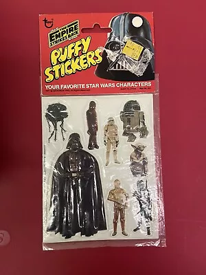 Topps STAR WARS: The Empire Strikes Back - Puffy Stickers - Vintage 1980- Sealed • $10