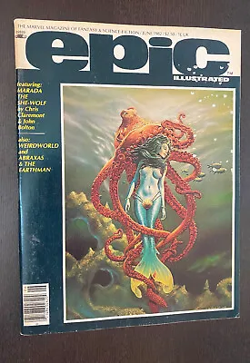 EPIC ILLUSTRATED MAGAZINE #12 (Marvel Comics 1982) - Bronze Age Sci Fi -- FN (B) • $7.99