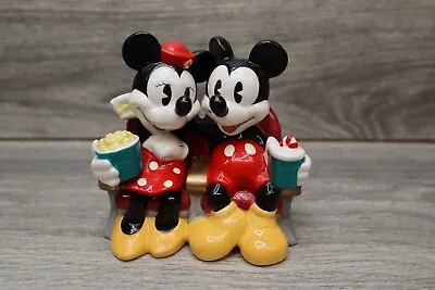 Vintage Disney Mickey Minnie Mouse At The Movie Theatre Date Night Figurine • $19.98