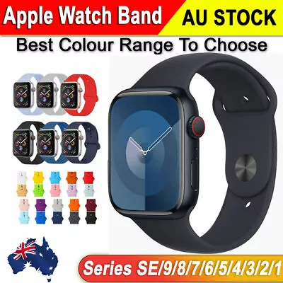 For Apple Watch IWatch Band Strap Series SE 9 8 7 6 5 4  38 40 41 42 44 45 49mm • $3.99