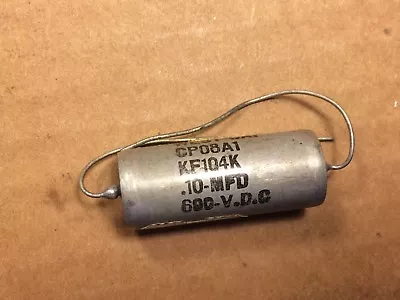 NOS Vintage .1 Uf 600v West-Cap Vitamin Q Capacitor Guitar Amp Tone Cap  • $20