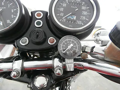 Triumph T150 T160 Bsa Rocket 3 Oil Pressure Gauge Kit (black Face Instrument) • $150